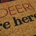 thumbnail image 4 of Mohawk Home Faux Coir Door Mat, Oh Deer Antlers, Natural,1' 6" X 2' 6", 4 of 5