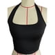 thumbnail image 1 of Camisola básica con cuello halter,Top halter sin mangas con cuello halter y espalda descubierta Top halter sin espalda Artesanía superior, 1 of 3