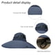 thumbnail image 3 of Sombrero Visera para el sol para hombre Sombrero de pescador Sombrero grande Protector solar UV Sombrero de pescador Sombrero para el sol de verano, 3 of 5