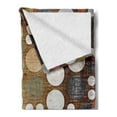 thumbnail image 2 of Polka Dots Soft Flannel Fleece Throw Blanket, Retro Random Colorful Polka Dots Shapes with Grunge Murk Elements Boho Print, Cozy Plush for Indoor and Outdoor Use, 70" x 90", Multicolor, by Ambesonne, 2 of 5