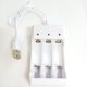 thumbnail image 2 of 5. ª 7. ª Batería Universal Blanca Una Tres Ranuras Interfaz USB Cargador de luz constante, 2 of 5