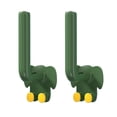 thumbnail image 2 of 2 ganchos de pared resistentes para colgar gorras y sombreros, para sala de estar y cocina. Verde, 2 of 9