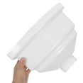 thumbnail image 3 of PVC Rainwater Gutter White 1 Set 10.8X8.3X6.7In Protect Property, 3 of 5