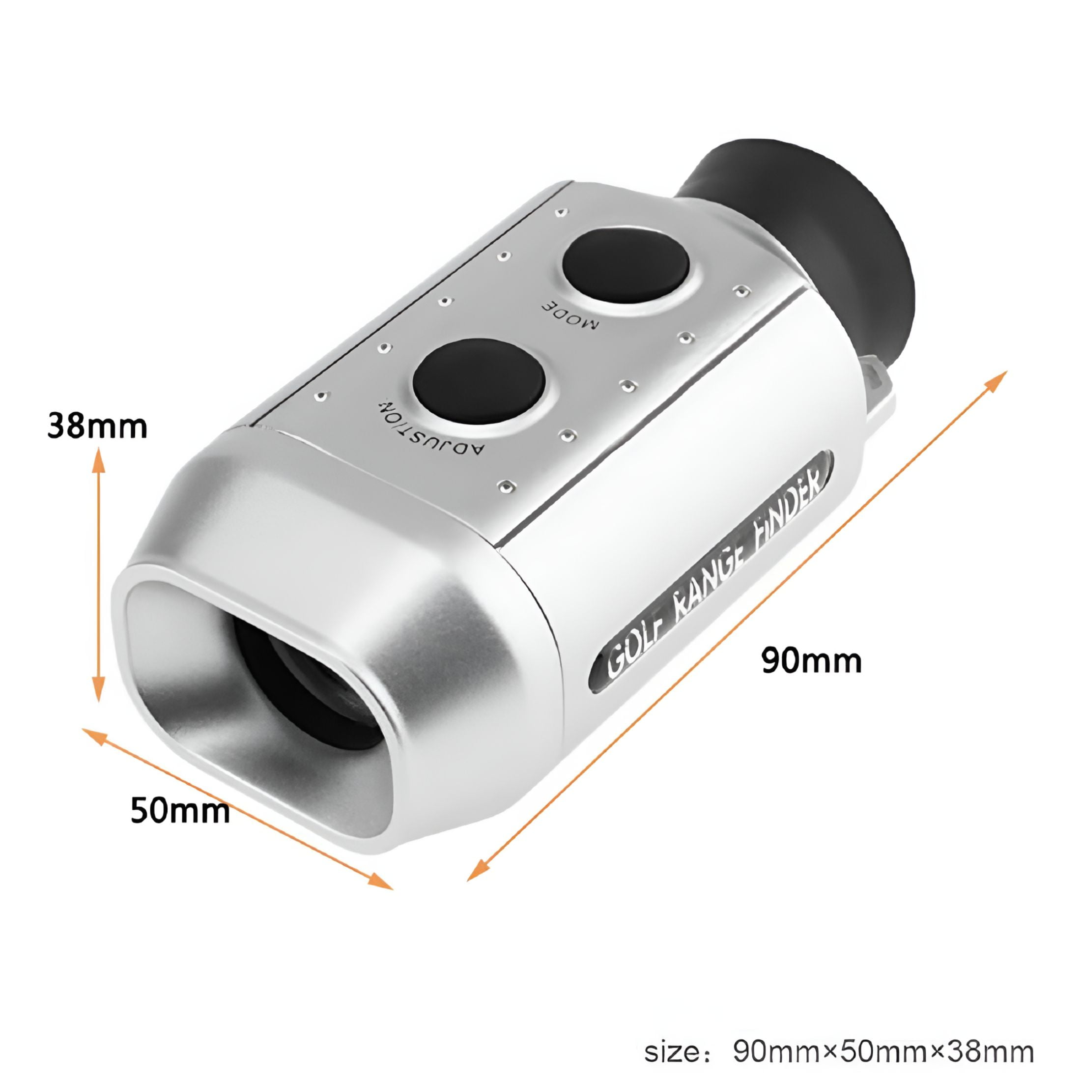GJX Golf Range Finder Portable Scope Rangefinder Golf Diaster Lightweight Hunting Distance Range Finder Yard Distance Measure