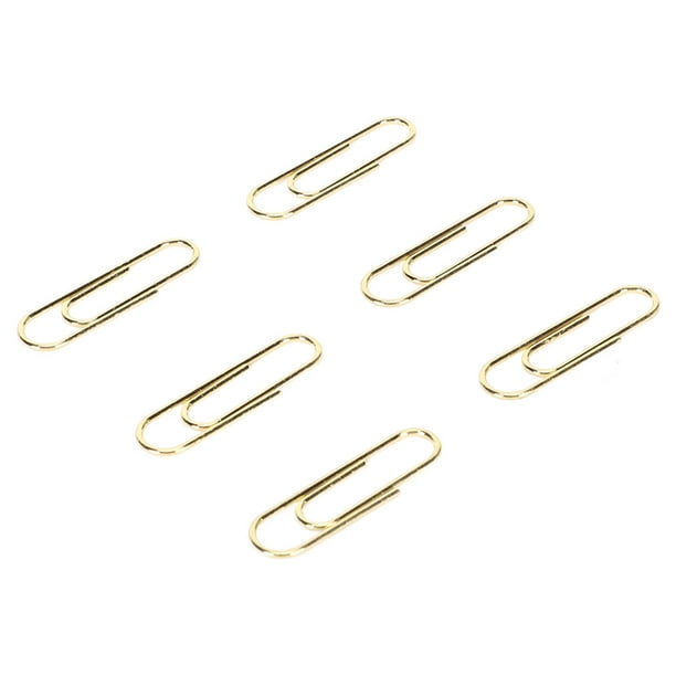 Clips de papel metálicos, 1,1 pulgadas, 100 piezas, clips de papel, clips de papel bonitos, claridad notable
