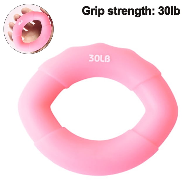 Olive shape Grip Strength Trainer Upgraded Silicone Hand Grip Strengthener Set Stackable Hand and Finger Squeezer Grip Exerciser for Adult Kid Elderly Strength Training Therapy