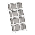 thumbnail image 1 of Portable Closet Clothes Toy Storage Freestanding Storage Box for Living Room white, 1 of 8