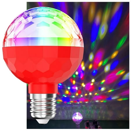 

Xewsqmlo LED Ball Atmosphere Lamp Energy Saving Indoor Lamps Rotatable for Family Parties