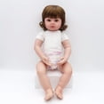 thumbnail image 2 of Muñeca Muñeca Reborn de silicona de simulación de 48cm, juguete de Playmate para niña, muñecas para bebés recién nacidos, 2 of 5