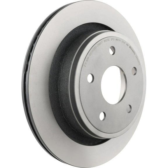 Brembo OE Part Number 09.9037.11 UV Coated Rear Brake Rotor for Dodge Ram 1500 and More