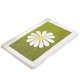 thumbnail image 1 of Alfombras de baño, alfombras de baño con flores, alfombras de fibra superfina suaves y esponjosas, alfombra de baño antideslizante (16 x 24 pulgadas, verde tierno, verde tierno), 1 of 5