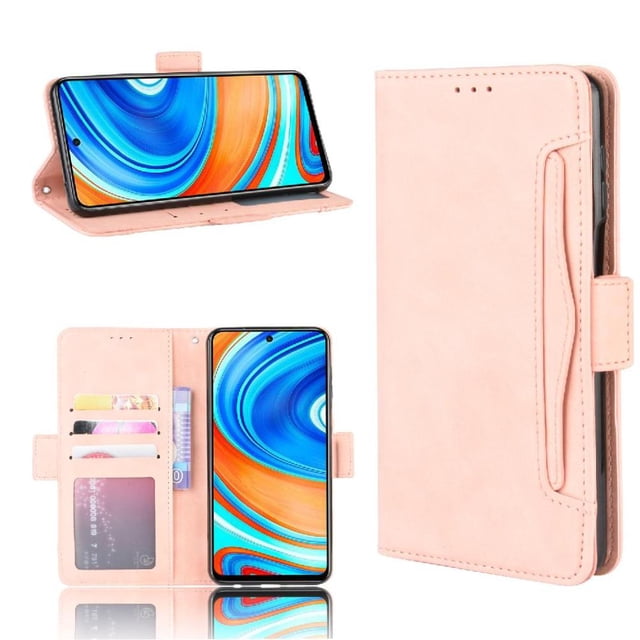 Funda Cartera Magnética para Xiaomi Redmi Note 9S- Tarjetero Desmontable, Cuero PU, Soporte