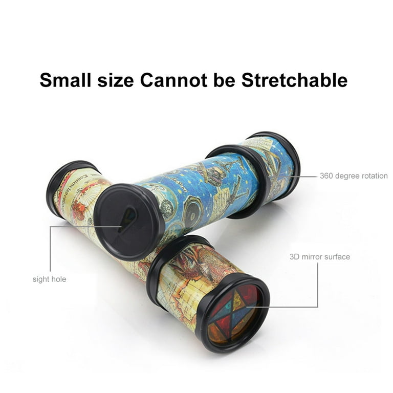 Flmtop Rotatable Kaleidoscope Kids Children Educational Science Toy Birthday Gifts