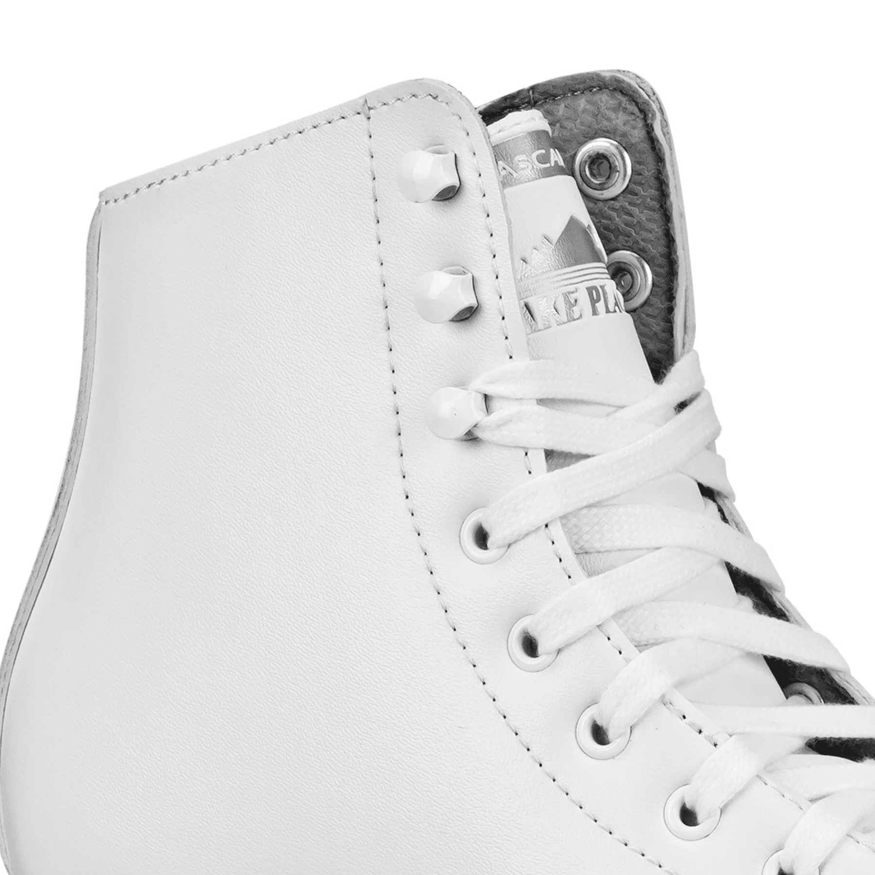 Lake Placid Cascade Girl's White Classic Figure Ice Skates