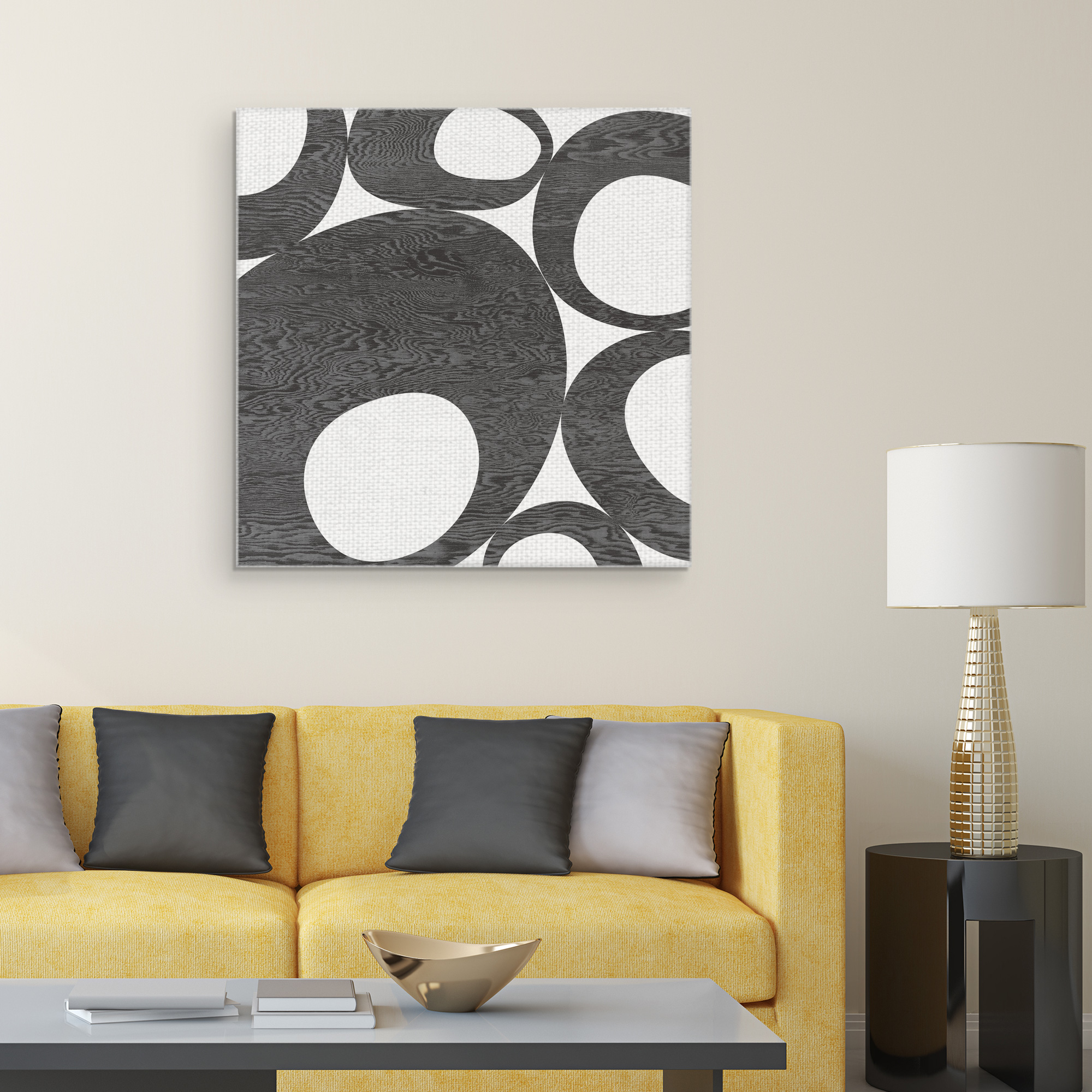 Masterpiece Art Gallery Onoko #21 By Campbell Laird Canvas Art Print 30" x 30"