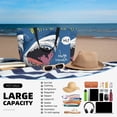 thumbnail image 5 of Kdxio Great White Shark for Beach Bag for Women Large Beach Tote Bag Waterproof Sandproof Swim Bag with Zipper Pockets Beach Vacation Travel, 5 of 7