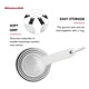 thumbnail image 4 of Juego de 4 tazas medidoras KitchenAid, color blanco, 4 of 5
