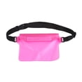 thumbnail image 2 of Methold Riñonera impermeable para teléfono, bolsa de natación, riñonera de hombro para buceo, riñonera, funda para teléfono, funda para playa, Teléfono y Comunicación Rosado, 2 of 6