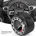 thumbnail image 1 of Adapter, Aluminum 6- Hole Steering Wheel Racing Hub Adapter for 323 MIATA MX3 MX5 MX6, 1 of 8