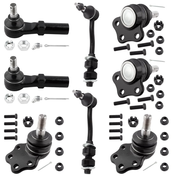 BOXI K7274 K7241 K7242 ES3399 Complete Sway Bars   Lower Ball Joints Suspension Kit Fit for Dodge Dakota 1997-1999 2WD/Durango 1999 2WD (Set of 8)