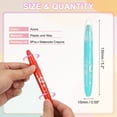 thumbnail image 2 of Uxcell 6Pcs Watercolor Gel Crayon for Coloring, Azure, 2 of 6