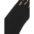 thumbnail image 4 of Isotoner Women's Leopard Print Trim Stretch Gloves, S/M, 4 of 4