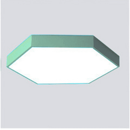 

Toyella Modern Minimalist Thin Geometric Ceiling Lamp Green 40cm Trichromatic light