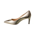 thumbnail image 2 of M by Bruno Magli Stella Leather Pump, 10, Gold, 2 of 5