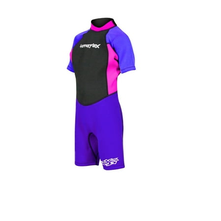 Hyperflex Unisex Access 2MM Springsuit Wetsuit, Kids, Purple/Pink, 8