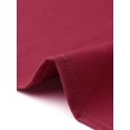 thumbnail image 5 of Agnes Orinda Women's Plus Size School College Button Down Shirts Collared Pleated 3/4 Sleeve Blouses Solid Business Shirt 4X Burgundy, 5 of 6
