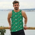 thumbnail image 6 of Cauagu Duck Mallard Flying Pose Print Men's Sleeveless Muscle Shirts,Tank Tops Quick Dry Workout Tank Top Gym Muscle Tee Fitness Bodybuilding T Shirt for Men-4X-Large, 6 of 7