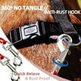 thumbnail image 4 of Dog Stake and Tie Out Cable with Spring for Medium Large Dog - Red, 125lbs 30ft, 4 of 7