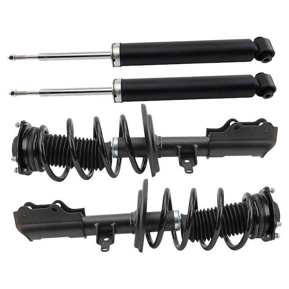 Front and Rear Shock Strut and Coil Spring Kit 4 Piece - Compatible with 2019 - 2022 Chevy Blazer 2020 2021