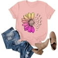 thumbnail image 6 of Outfmvch Sunflower Shirt,Sunflower Shirts for Women,Spring Tops for Women,Boho Tops for Women,Womens Tops,Workout T Shirts Athletic Trendy 2025 Short Sleeve Spring Tee X1 Watermelon Red 2XL, 6 of 9