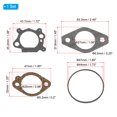 thumbnail image 2 of Uxcell Carburetor Repair Kit Replacement Kit Bowl Type for 83400 90700 91700 99700 12A800 12D800 121700 121800 122700, 2 of 6