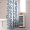 thumbnail image 6 of Shower Curtains Leaf Tree Branch Bath Curtain Blue Grey Waterproof Bathroom Shower Curtain Set with Hooks Decoration 72 x 72 Inches, 6 of 7