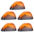 thumbnail image 3 of CCIYU 5 Pack Roof Running Light Cab Marker Amber Cover Top Lamp Lens w/Bases Replacement fit for Replacement fit for Ford E-150 E-250 F-250 F-350 F-450 Super Duty, 3 of 5