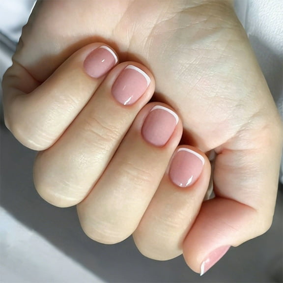 Short Square False Nails Full Covers on Nails Acrylic Artificial Nails For Parties And Everyday