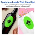 thumbnail image 4 of Avery Printable Oval Labels, Neon Green, 4" x 6", 80ct, 4 of 11