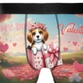 thumbnail image 4 of My Dog Is My Valentine Cute Beagle in Gift Box All Over Print Boxer Briefs Underwear for Men Dad Beagles Dog Lover Gifts Idea - 3006, 4 of 6