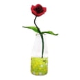 thumbnail image 3 of Esquirla Vase en Verre pour Maison de Poupée de Micro-Paysage, Artisanat en Résine, Miniatures de Fleurs avec Mélange de Roses Rouges, 3 of 8