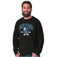 thumbnail image 5 of Hefty Smurf Going Strong Workout Gym Long Sleeve TShirt Men Women Brisco Brands S, 5 of 6