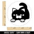 thumbnail image 2 of Round Cat Stretching Rubber Stamp for Scrapbooking Crafting Stamping - Small 3/4 Inch, 2 of 7