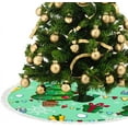 thumbnail image 3 of GZHJMY Christmas Tree Skirt, 36" Xmas Tree Skirts Christmas Decorated Tree Christmas Tree Mat for Christmas Holiday Party Ornaments, 3 of 5