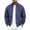 #369-Navy, variant on Ceisia Men's Suede Bomber Jacket Stand Collar Full Zip Long Sleeve Casual Solid Outerwear Coat Navy XXXL Gift