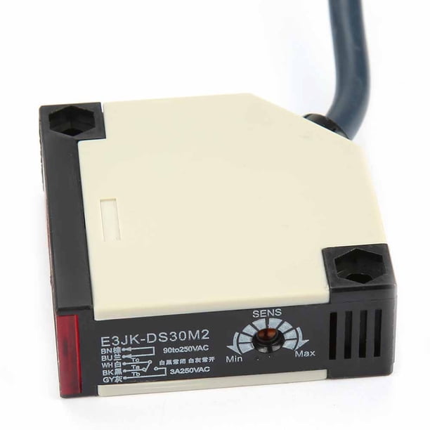 Sensor De Interruptor Fotoeléctrico Distancia De Detección De 30 Cm Reflejo De Inducción De La Pared De Luz Light Murned Proximidad E3JK-DS30M1 Frecuencia De