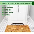 thumbnail image 4 of Natural Bamboo Wood Bath Mat - (Standard Size 16 x 24 Inches) Wood Rug for Bathroom, Tub, Sauna and Shower Doorsteps, 4 of 8