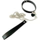 thumbnail image 1 of Con Correa De Cadena Para Mujer,Collar De Gargantilla Sexual Para Mujer Con Cadena Y Correa,Collar De Cuero De PU Con Cadena De Transporte Punk,Con Collar De Cadena Y Correa Gargantilla Con Remaches C, 1 of 3