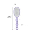 thumbnail image 2 of Conair Smooth & Effortless Nylon Bristle Cushion Hairbrush with Comfy Handle, 2 of 8