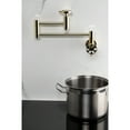 thumbnail image 3 of Kingston Brass KS8102RX Belknap Wall Mount Pot Filler Faucet, Polished Brass, 3 of 7